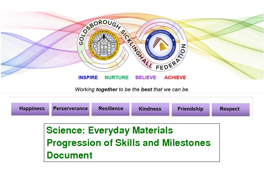 [PDF] Everyday Materials Progression of Skills and Milestones Document
