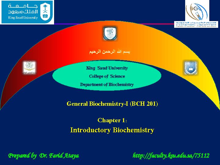 [PDF] General Biochemistry-I (BCH 201)