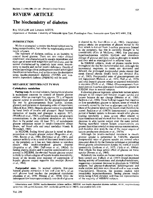 [PDF] The biochemistry of diabetes