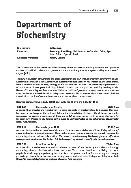 [PDF] Department of Biochemistry