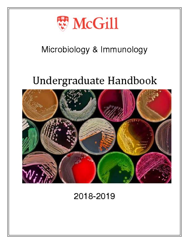 [PDF] Undergraduate Handbook - McGill University