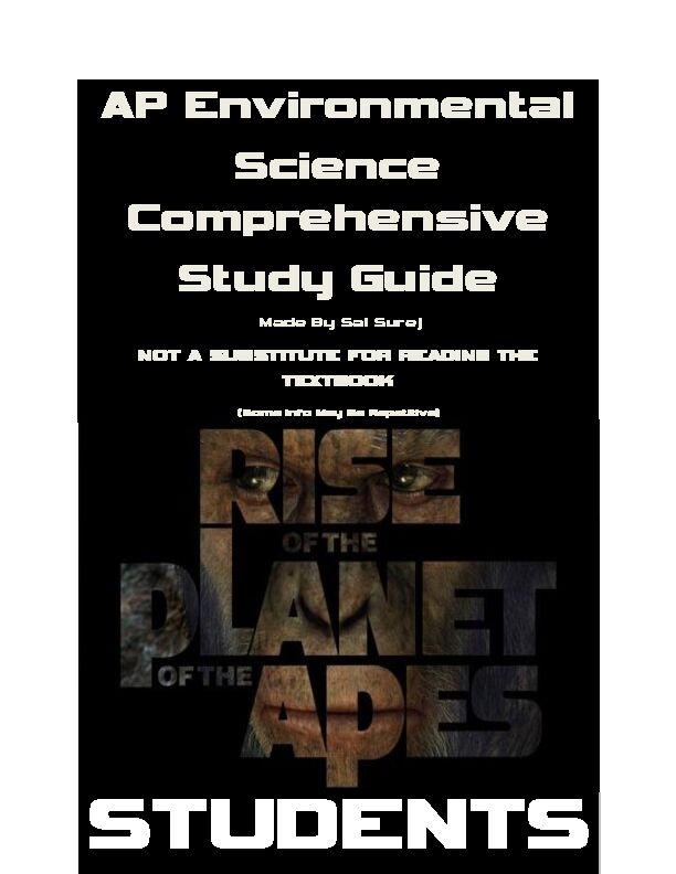 [PDF] AP Environmental Science Comprehensive Study Guide