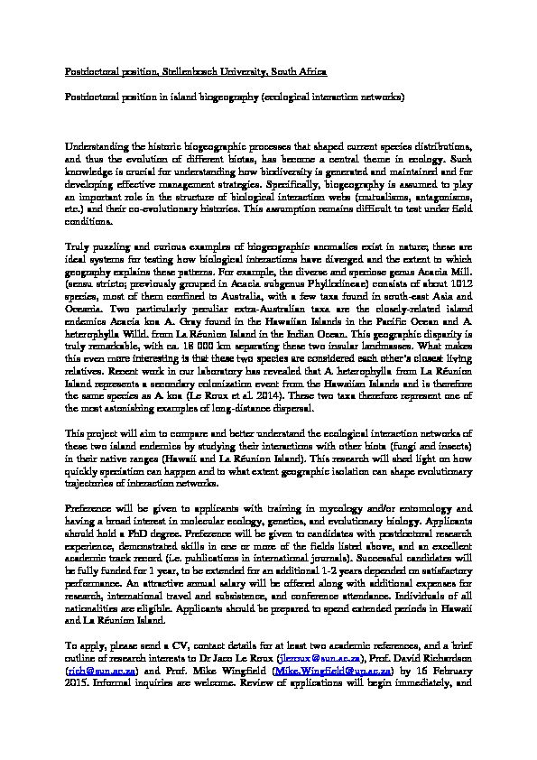[PDF] ecological interacti - International Mycological Association