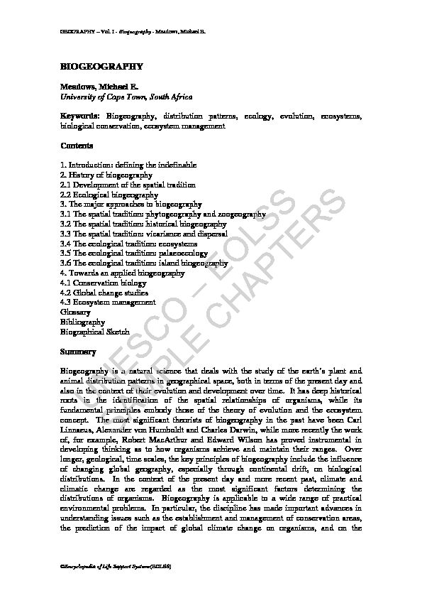 [PDF] UNESCO – EOLSS SAMPLE CHAPTERS