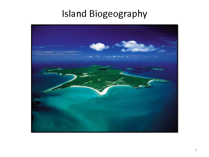 [PDF] Island Biogeography - UBC Zoology