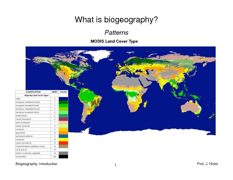 [PDF] What is biogeography?