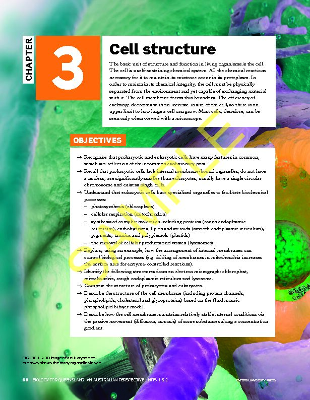 Cell structure - Oxford University Press