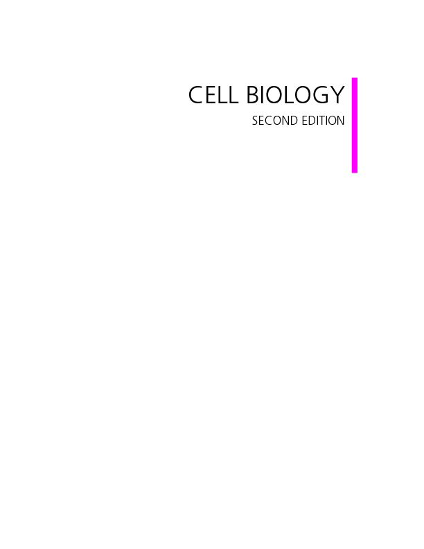 [PDF] CELL BIOLOGY - Bio-Nicainfo