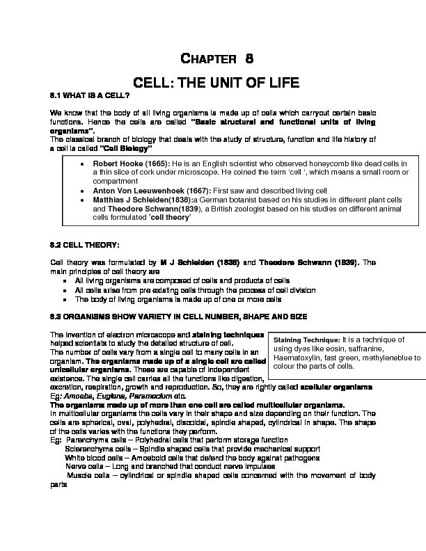 [PDF] CELL - KEA