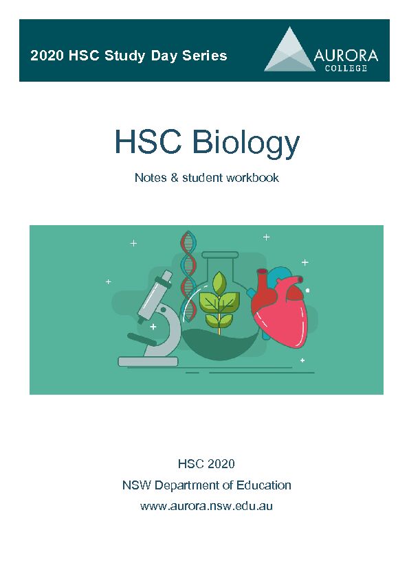 HSC Biology - Education NSW