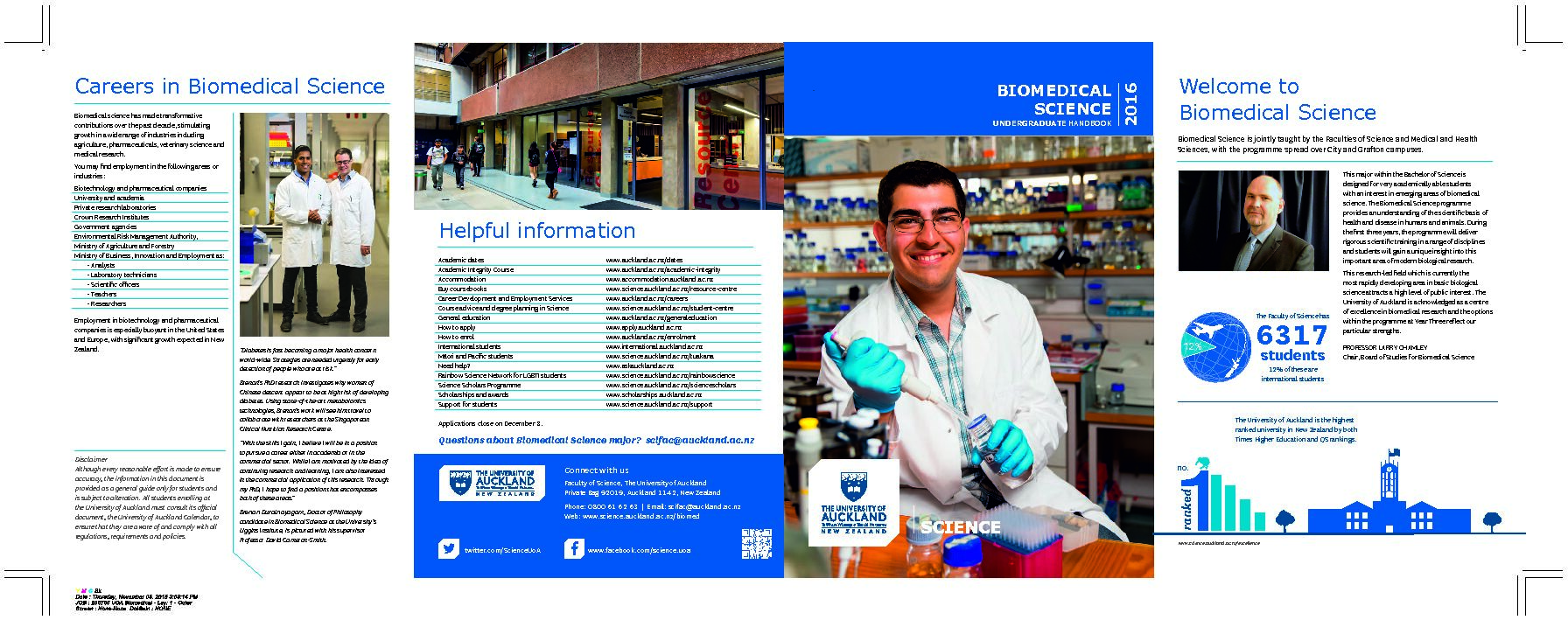 [PDF] Careers in Biomedical Science - The University of Auckland