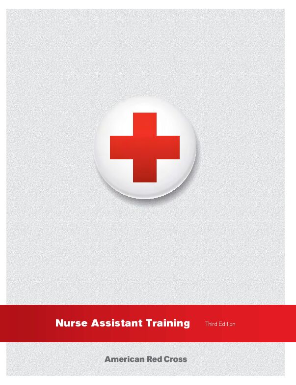 [PDF] Nurse Assistant Training - American Red Cross