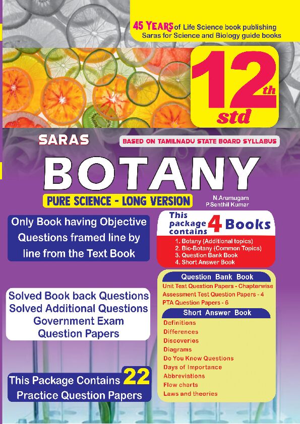 [PDF] 12th Botany - Saras Publication