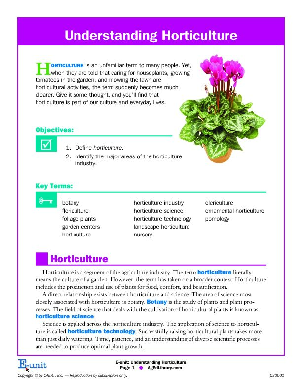 [PDF] Understanding Horticulture