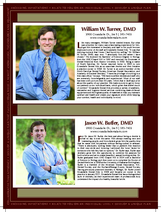 [PDF] William W Turner, DMD Jason W Butler, DMD