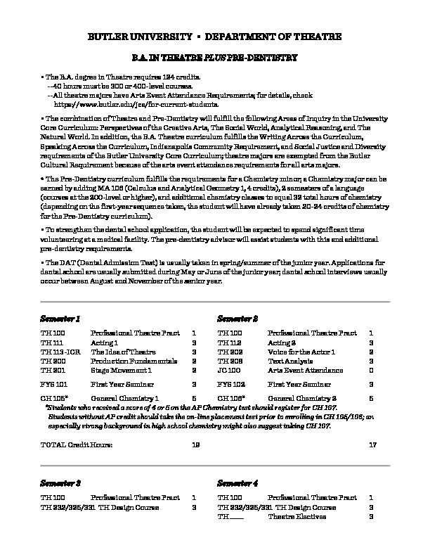 [PDF] BUTLER UNIVERSITY • DEPARTMENT OF THEATRE