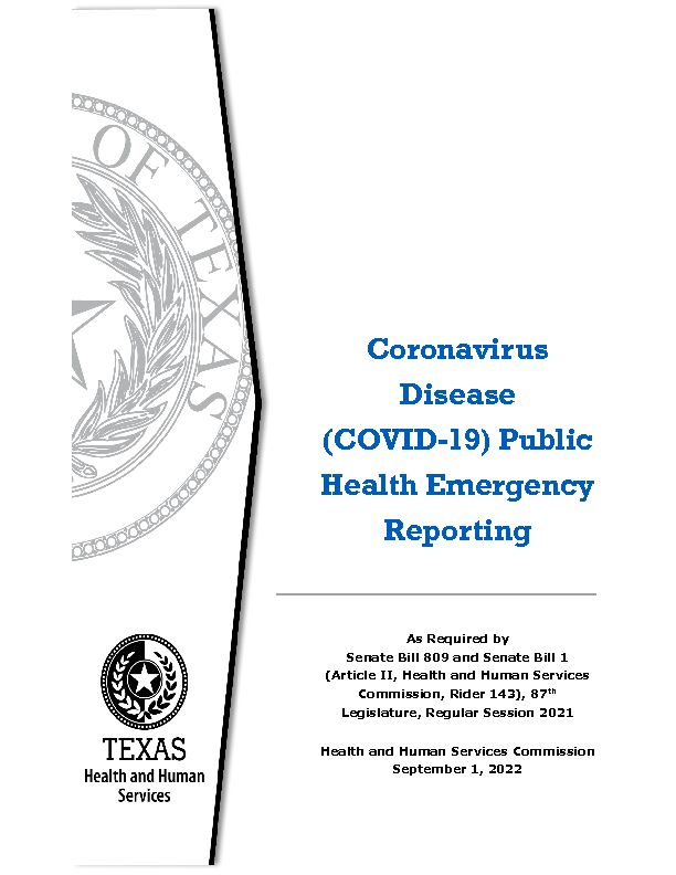 [PDF] Coronavirus Disease (COVID-19) Public Health Emergency Reporting