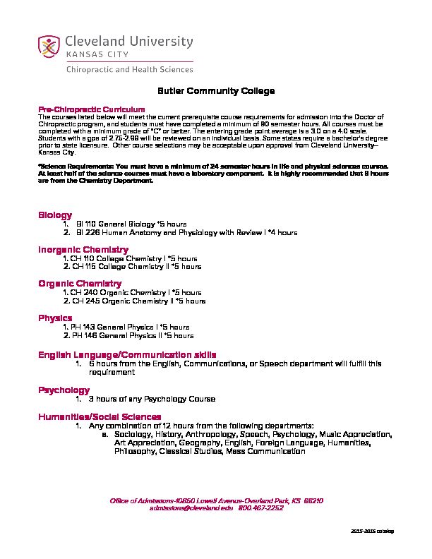 [PDF] Butler Community College Biology Inorganic Chemistry Organic