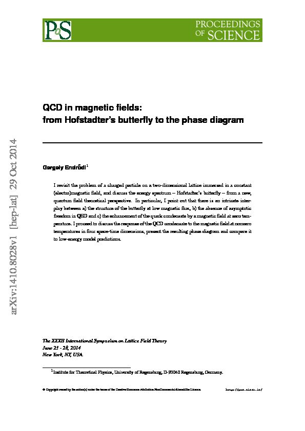 QCD in magnetic fields: from Hofstadters butterfly to the phase