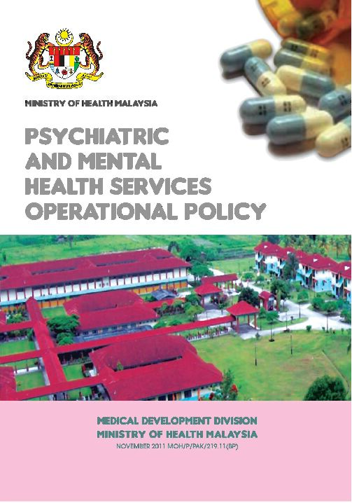 [PDF] Psychiatric And Mental Health Services Operational Policy