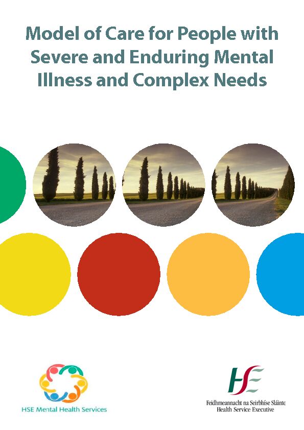 [PDF] Model of Care for People with Severe and Enduring Mental Illness