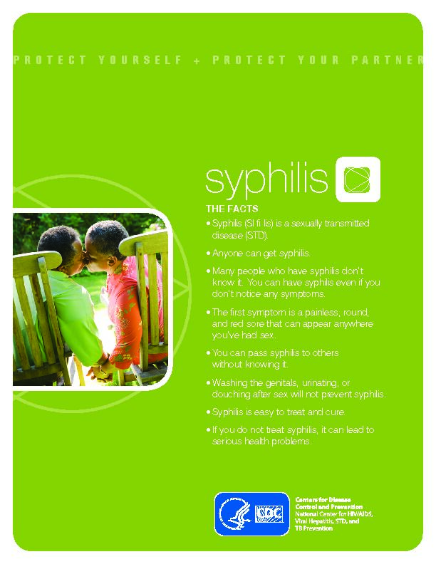 [PDF] Syphilis: The Facts