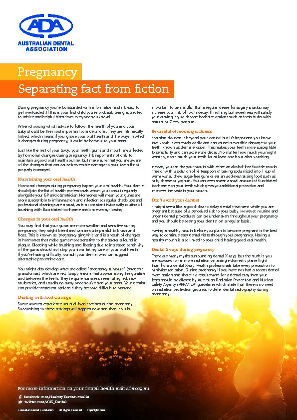 [PDF] Pregnancy Separating fact from fiction