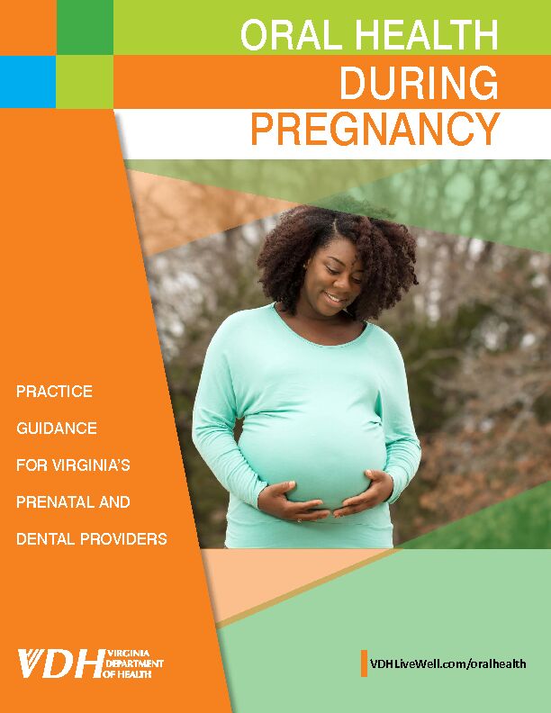 [PDF] Practice Guidance for Virginias Prenatal and Dental Providers
