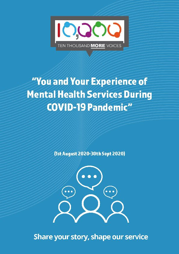 [PDF] “You and Your Experience of Mental Health Services During COVID