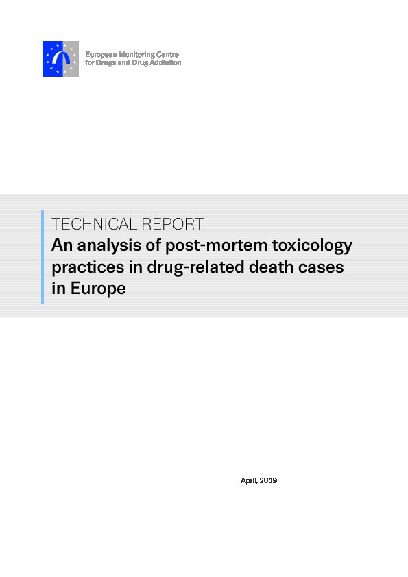 [PDF] An analysis of post-mortem toxicology practices in drug-related