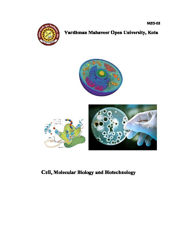 [PDF] Cell,Molecular Biology and Biotechnology - Index of /