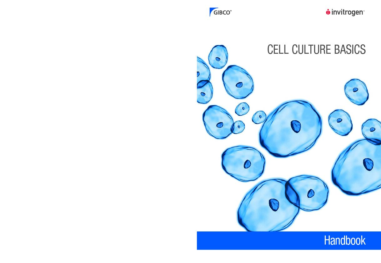 [PDF] CELL CULTURE BASICS Handbook