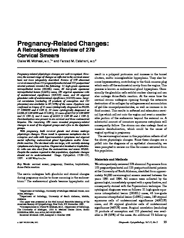 [PDF] Pregnancy-Related Changes: - Deep Blue Repositories