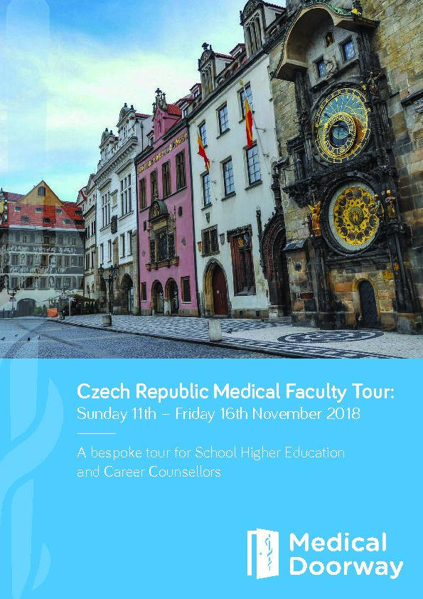 [PDF] Czech Republic Medical Faculty Tour: