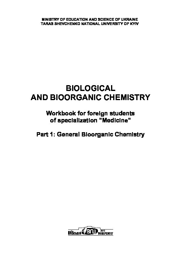 [PDF] BIOLOGICAL AND BIOORGANIC CHEMISTRY