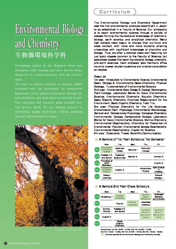 [PDF] Environmental Biology and Chemistry