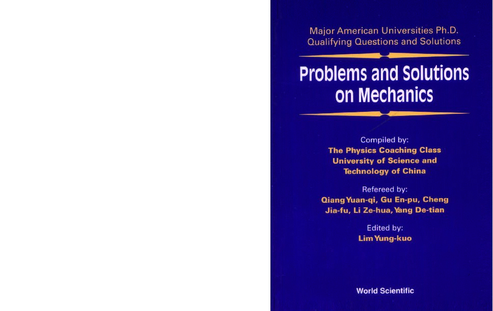 Problems & Solutions on Mechanics