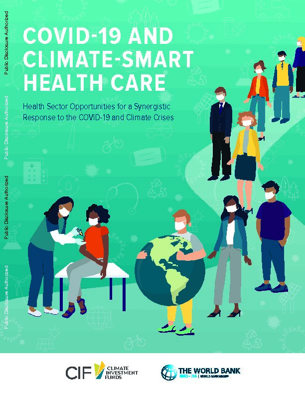 COVID-19 and Climate-Smart Health Care - World Bank Document