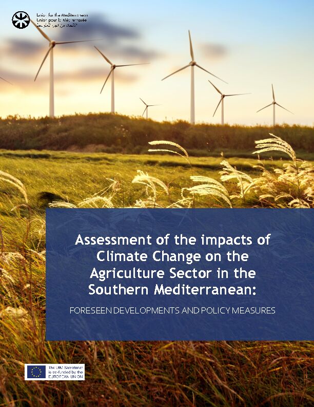 Assessment of the impacts of Climate Change on the Agriculture