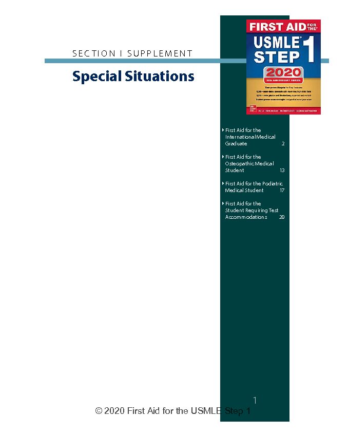 [PDF] View the 2020 Section 1 Supplement - First Aid Team