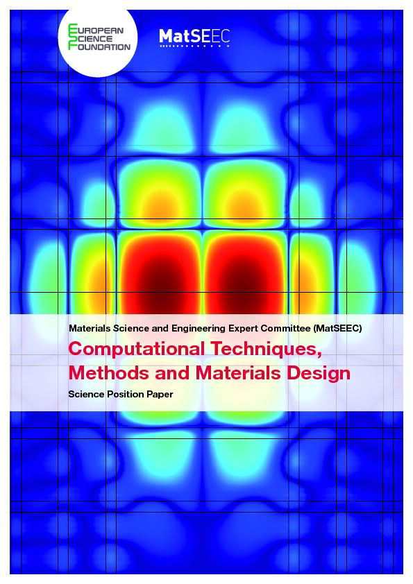 [PDF] Computational Techniques, Methods and Materials Design