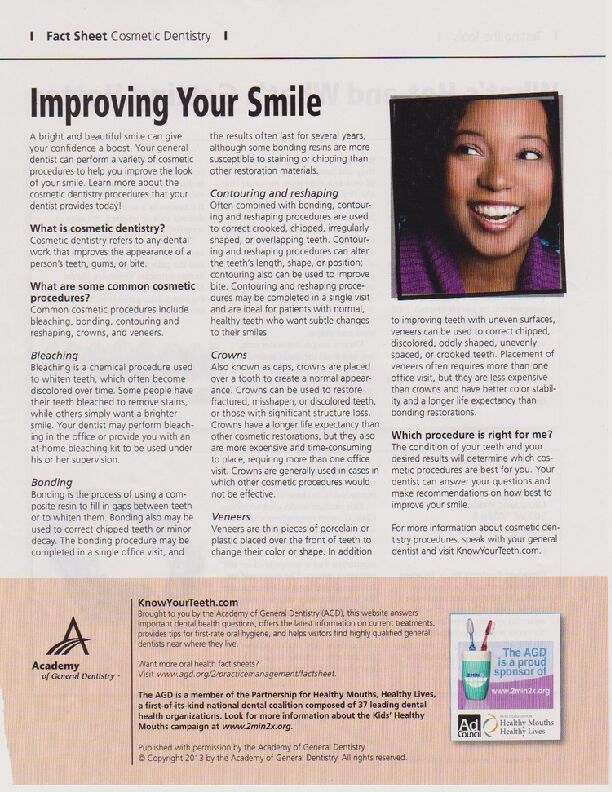 [PDF] Cosmetic Dentistry - Verona Smiles