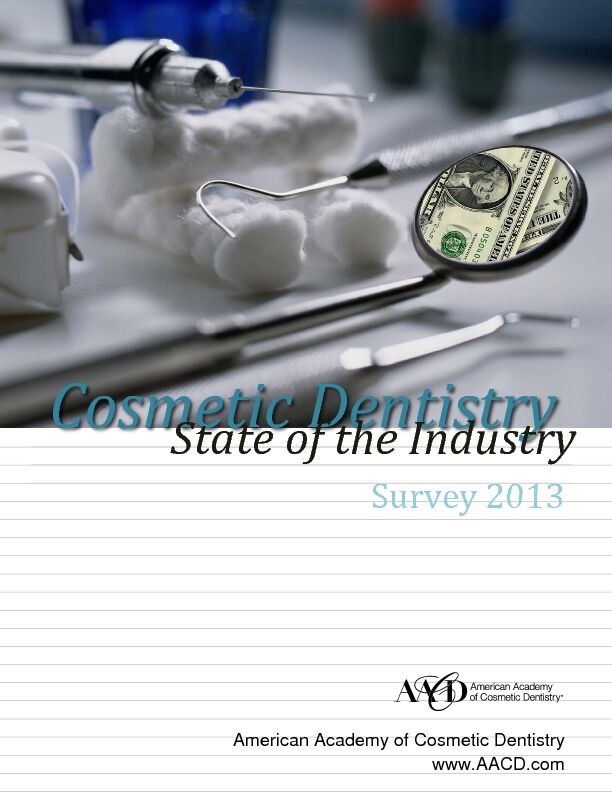 [PDF] American Academy of Cosmetic Dentistry