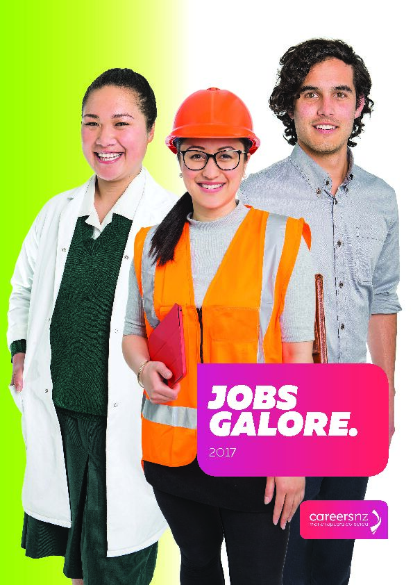 [PDF] JOBS GALORE - Careers NZ