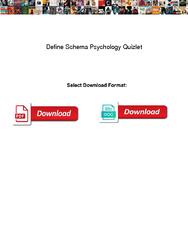 [PDF] Define Schema Psychology Quizlet  Inlingua
