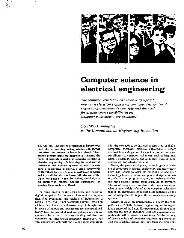 [PDF] Computer science in electrical engineering - Gordon Bell