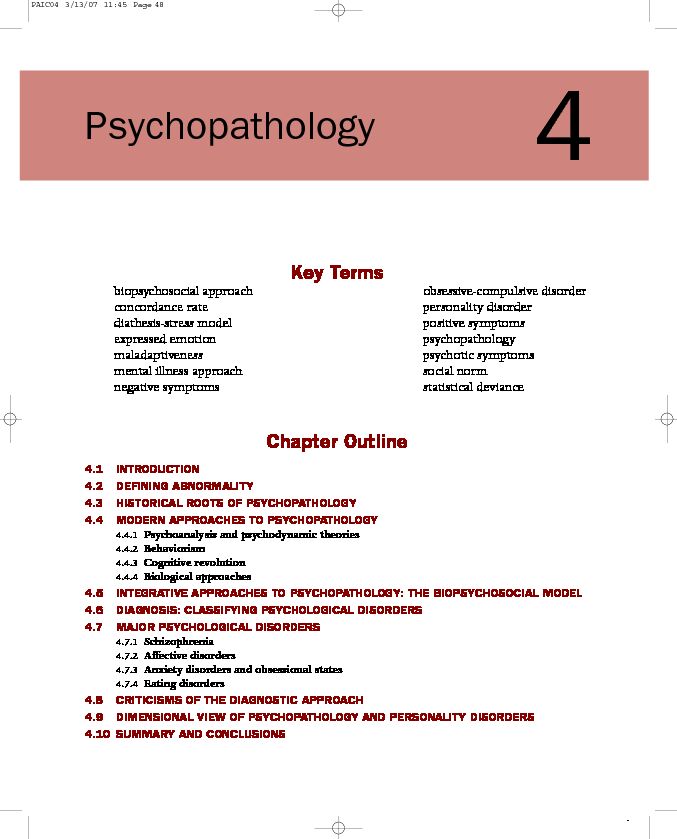 [PDF] Psychopathology - Blackwell Publishing
