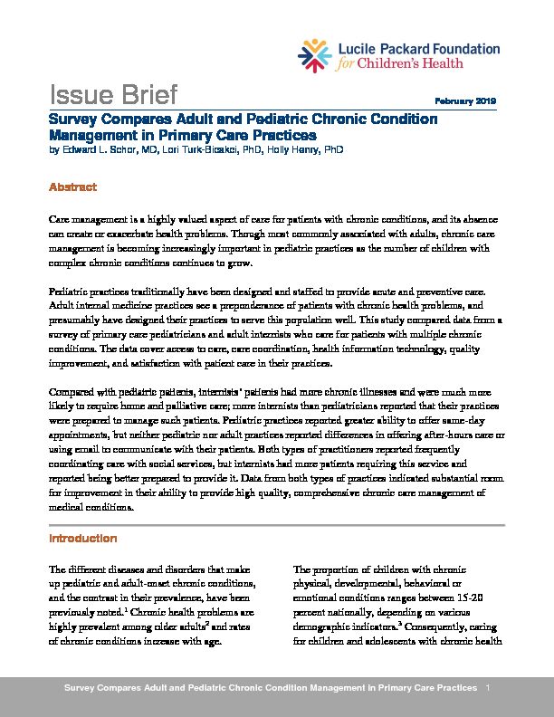 [PDF] Issue Brief - Lucile Packard Foundation for Childrens Health