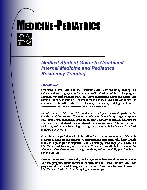 [PDF] MEDICINE-PEDIATRICS - online donation form