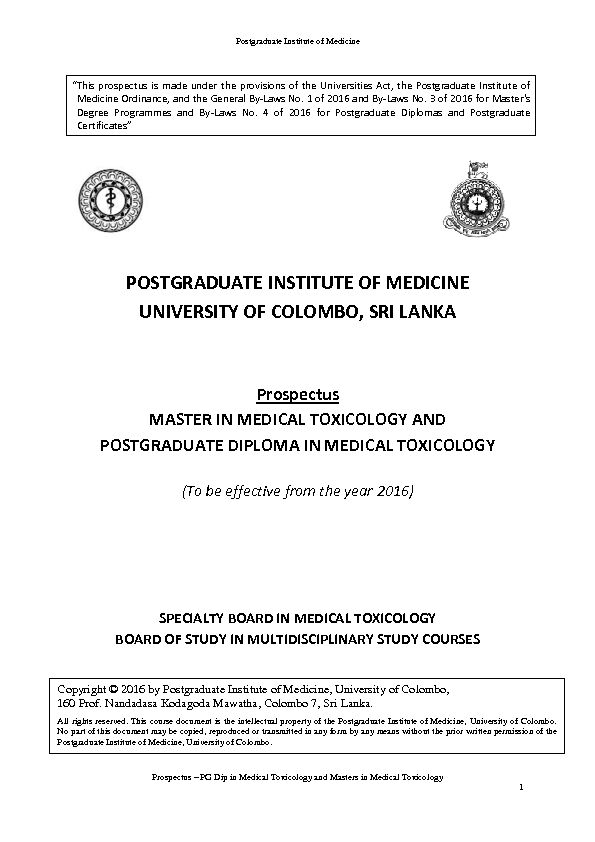 [PDF] POSTGRADUATE INSTITUTE OF MEDICINE UNIVERSITY  - PGIM